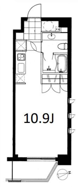 フレンシア麻布十番ノースの間取り
