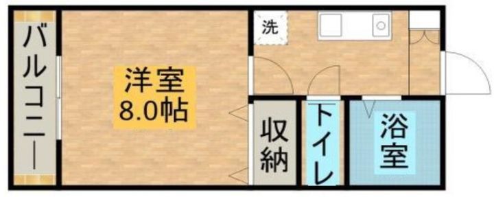 静岡県浜松市中央区和合町(アパート)の賃貸物件の間取り