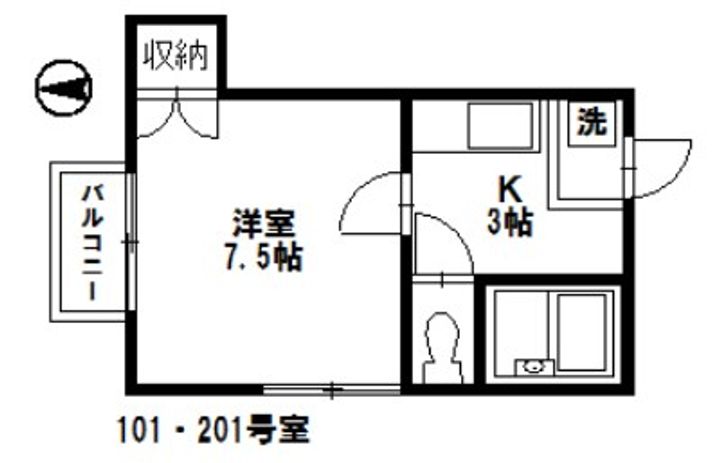プルティエVの間取り