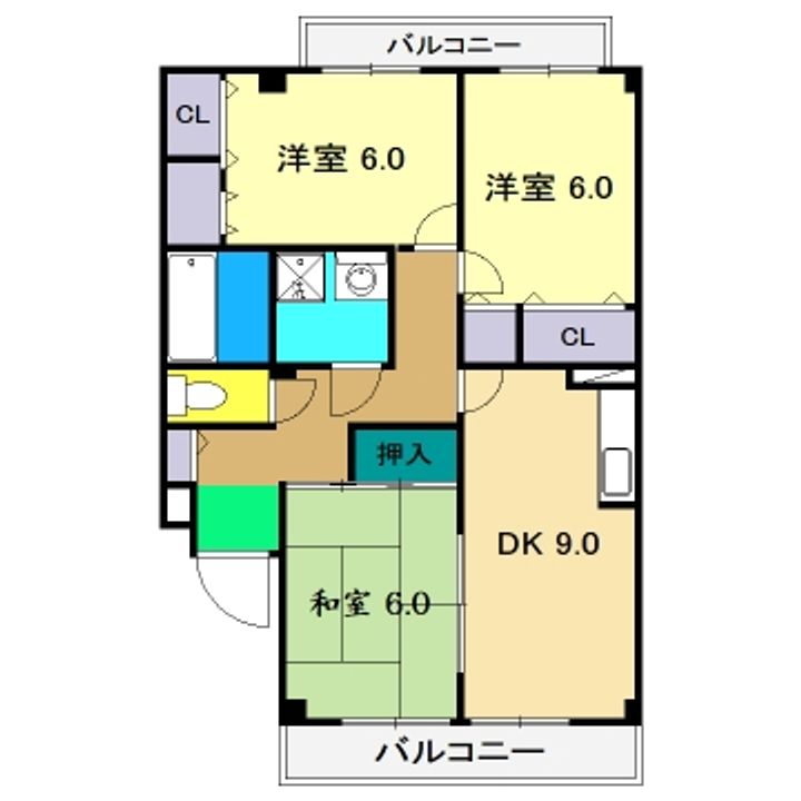 セゾン・メルヴェーユ冬の間取り