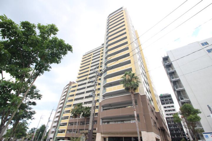 ウェルリバービュー天神の外観