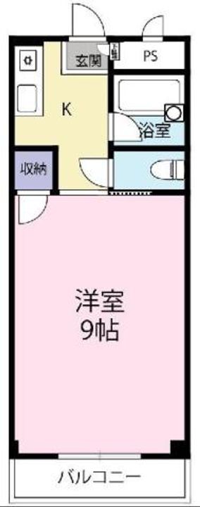 蔵本ハイツ2001の間取り