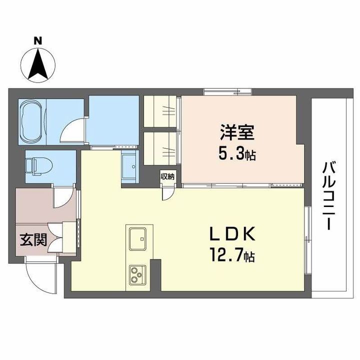 シャーメゾン 桜の間取り