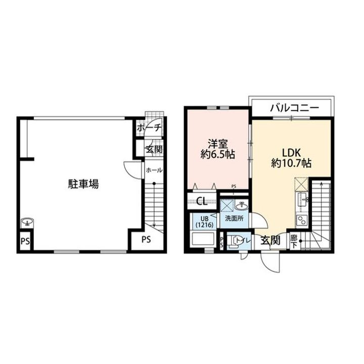 東京都国分寺市並木町1(アパート)の賃貸物件の間取り
