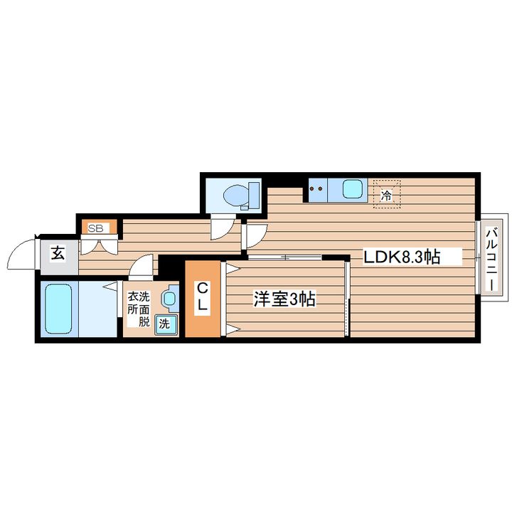Liberte太子堂(リベルテ)の間取り
