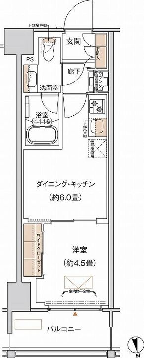 プライムネクサス大森北の間取り