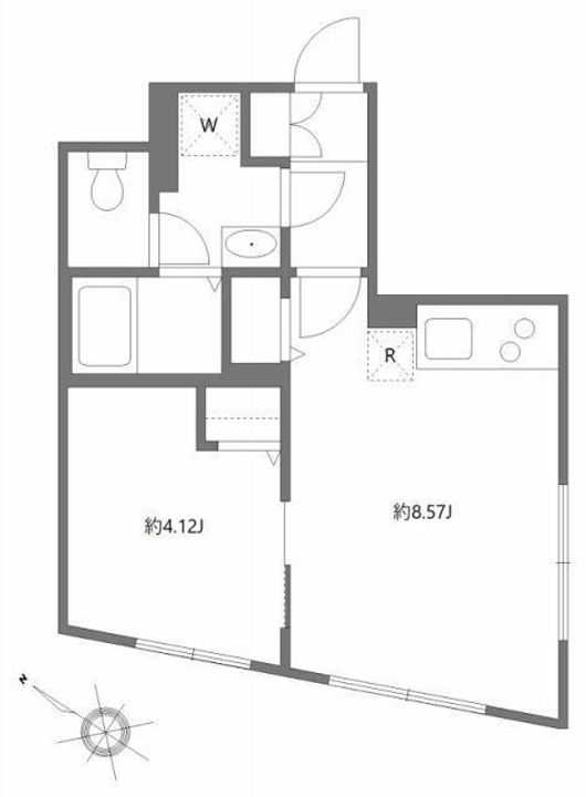 東京都豊島区上池袋1(マンション)の賃貸物件の間取り