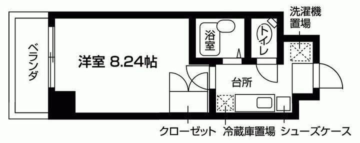 アージュ堅田の間取り
