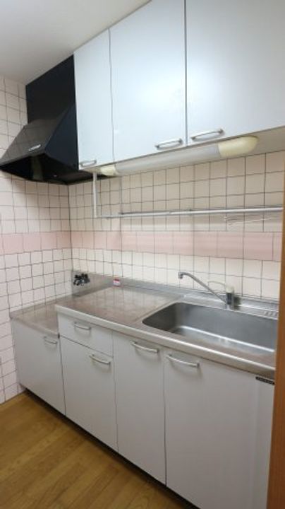 新潟県新潟市江南区亀田(マンション)の賃貸物件のキッチン