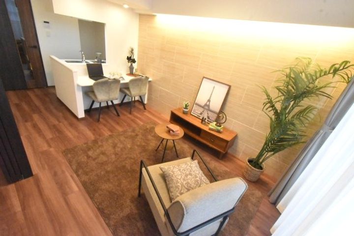 プレジオ緑地公園の居間