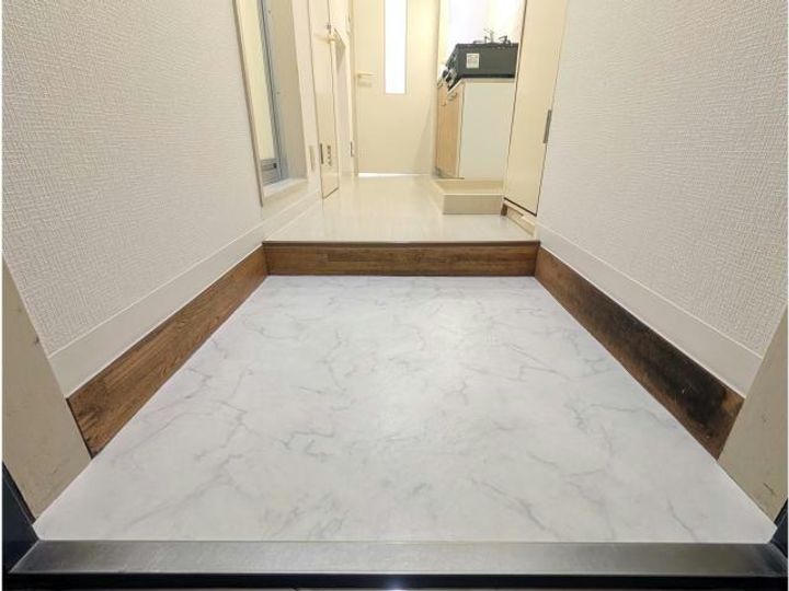 福島県郡山市字桑野清水台(マンション)の賃貸物件の玄関