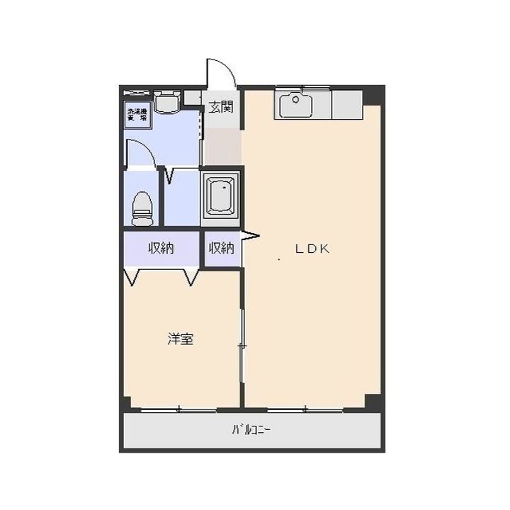 群馬県伊勢崎市豊城町(アパート)の賃貸物件の間取り