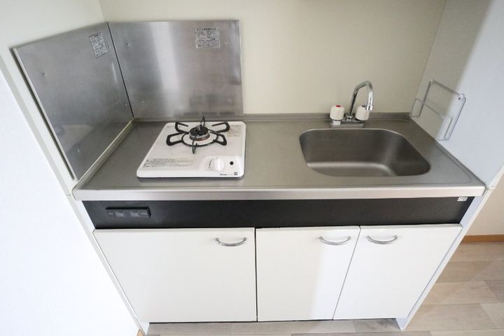 岡山県倉敷市日ノ出町1(アパート)の賃貸物件のキッチン