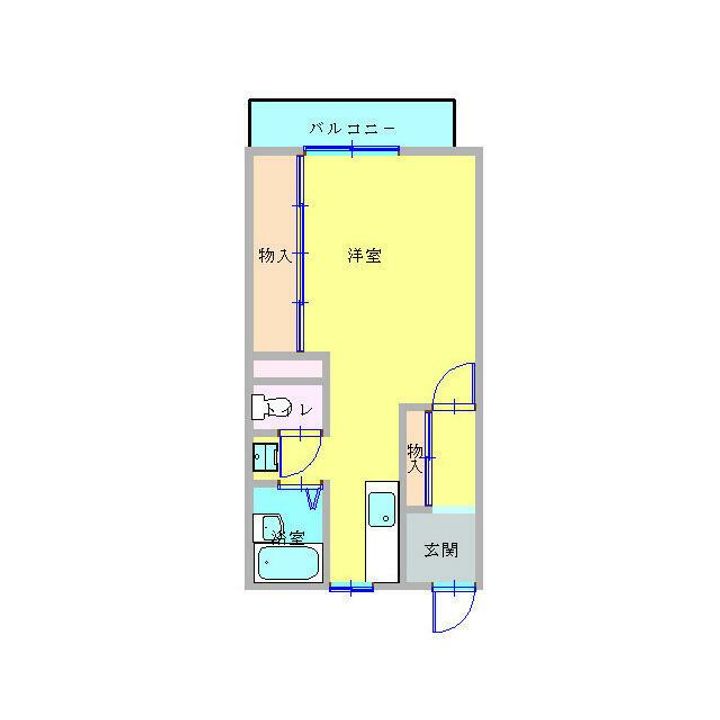 神奈川県小田原市栄町2(アパート)の賃貸物件の間取り