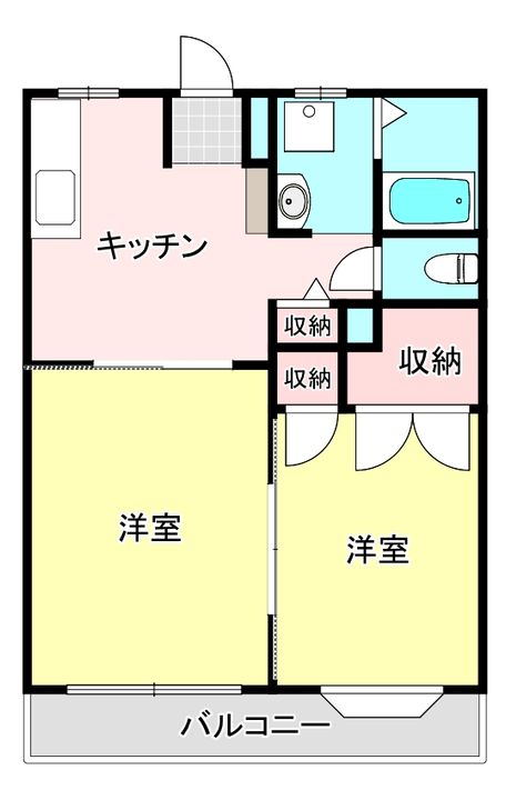 ル・シェルAの間取り