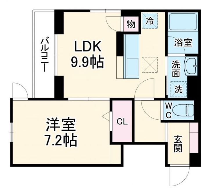 DーLIENの間取り