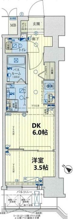 スワンズシティ神戸ウエストの間取り