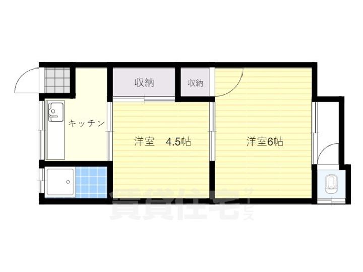 NSアパートの間取り