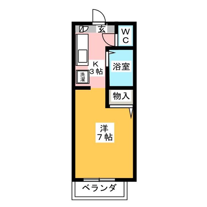 コーポアサヒの間取り