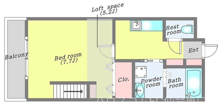 ブランニューI番館の間取り