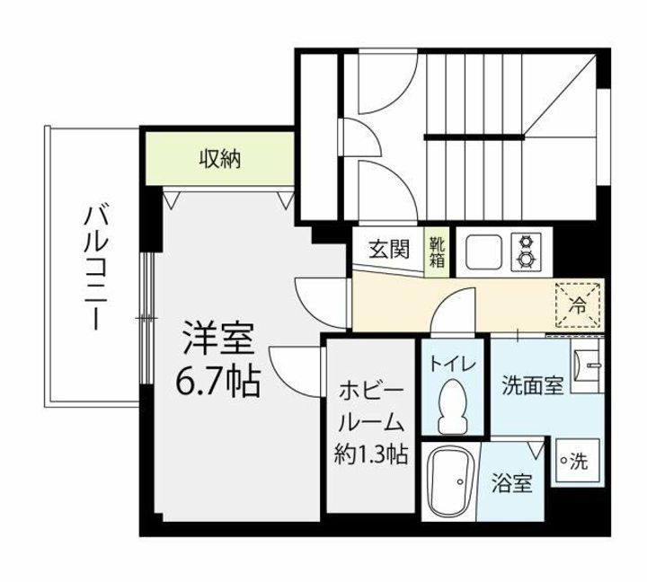 東京都墨田区本所4(マンション)の賃貸物件の間取り