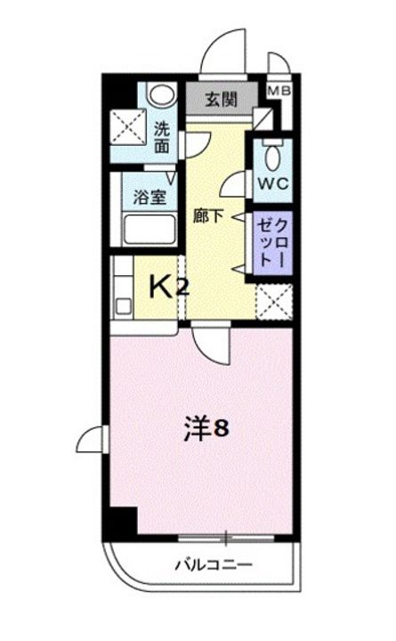 ニューメゾン森安の間取り