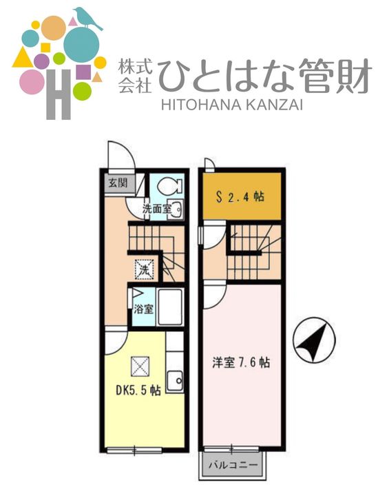 宮城県東松島市矢本字西新町(一戸建)の賃貸物件の間取り