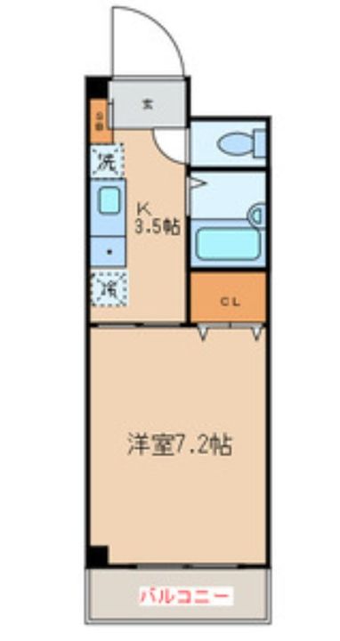 東京都国立市富士見台3(マンション)の賃貸物件の間取り