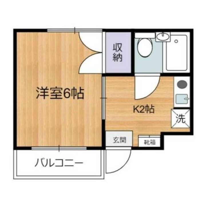 コーポサニーの間取り