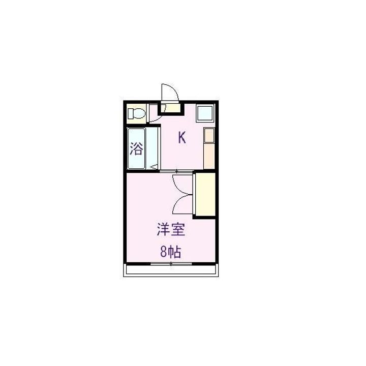 ワンルームラブリーの間取り