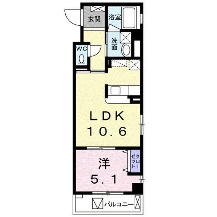 東京都墨田区横川2(マンション)の賃貸物件の間取り