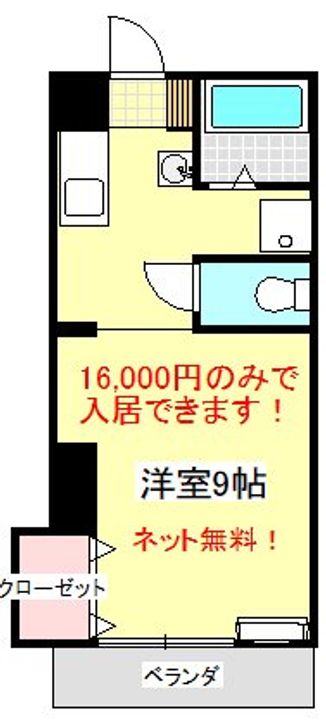 ディアコート河の間取り