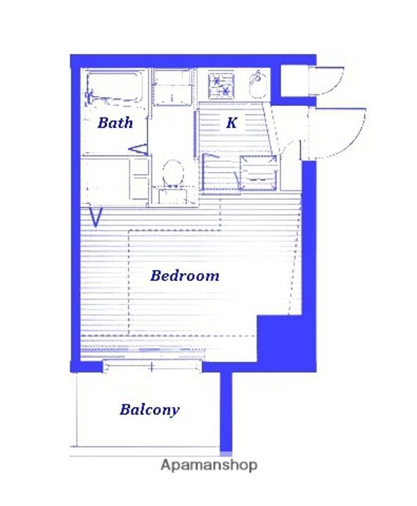 神奈川県横浜市港北区新横浜1(マンション)の賃貸物件の間取り