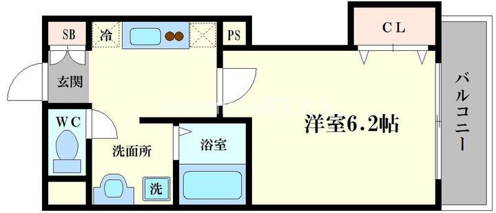 みおつくし岸里IIの間取り