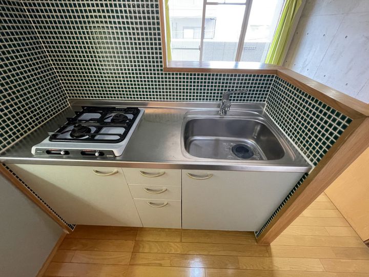 大阪府豊中市岡上の町3(マンション)の賃貸物件のキッチン