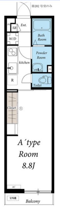 千葉県習志野市東習志野4(アパート)の賃貸物件の間取り