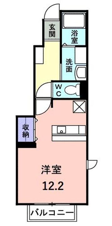 HILTON910 Cの間取り