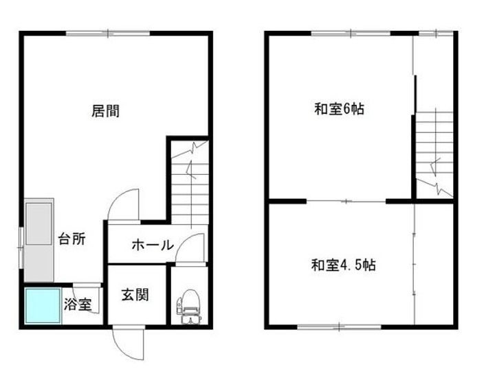 北海道旭川市川端町三条7(一戸建)の賃貸物件の間取り