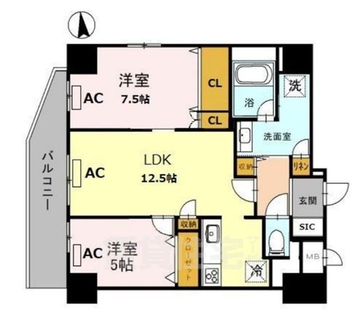 玉造Baseの間取り