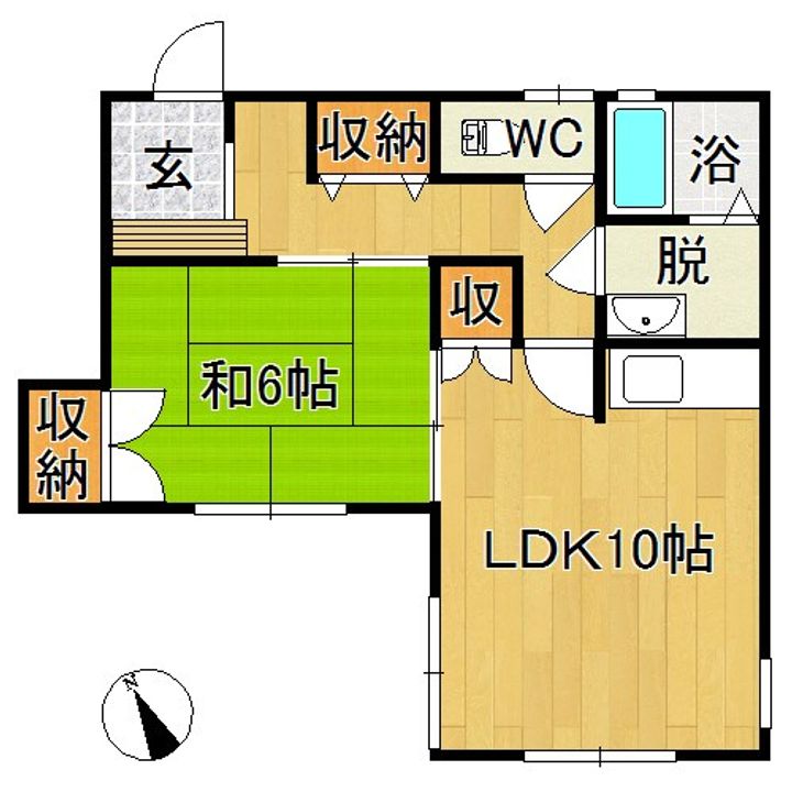 カーサ植田町の間取り