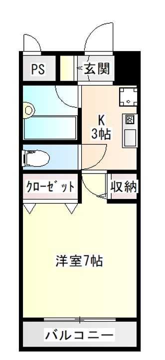宮城県仙台市青葉区上杉2(マンション)の賃貸物件の間取り
