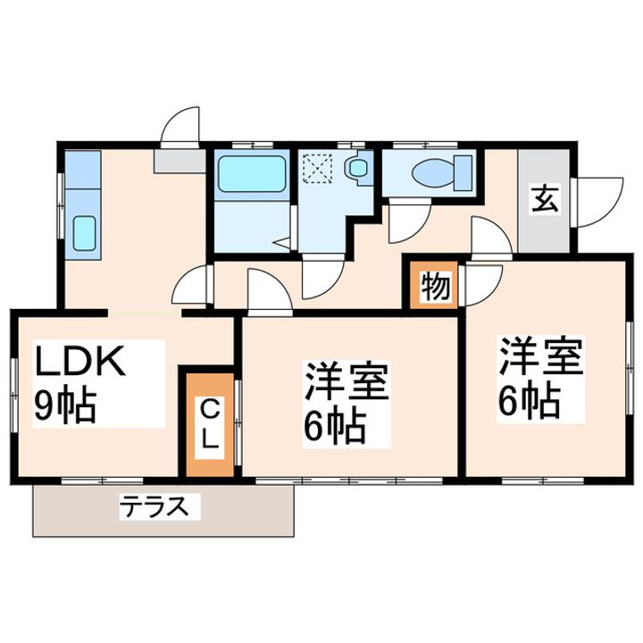 熊本県熊本市中央区出水6(一戸建)の賃貸物件の間取り