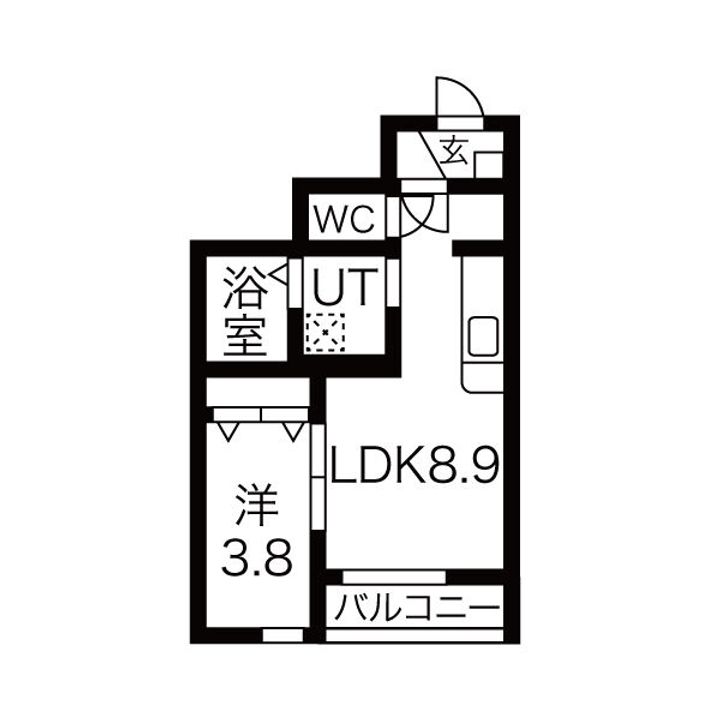 Olive(オリーブ)5番館の間取り
