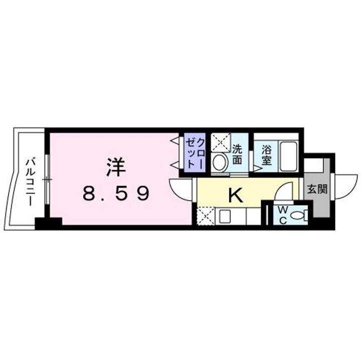 東京都板橋区蓮沼町(マンション)の賃貸物件の間取り