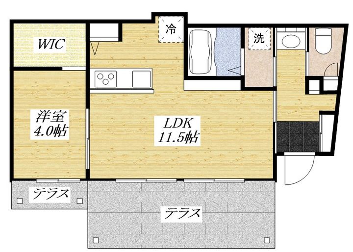 東京都昭島市美堀町5(一戸建)の賃貸物件の間取り