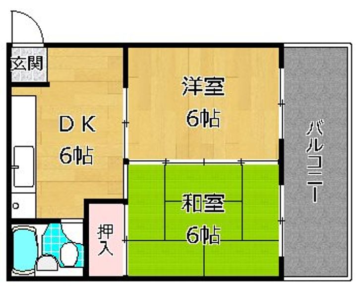 香里ロイヤルプラザの間取り