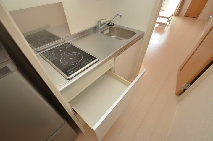 福岡県直方市大字感田(アパート)の賃貸物件のキッチン