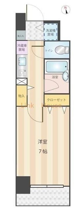 東京都江戸川区東葛西6(マンション)の賃貸物件の間取り