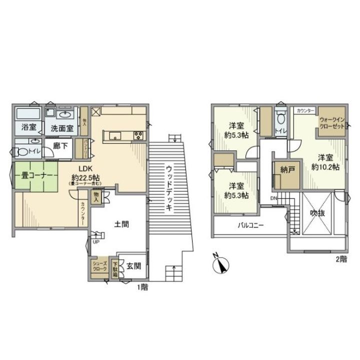 愛知県岡崎市真伝町字清水谷(一戸建)の賃貸物件の間取り