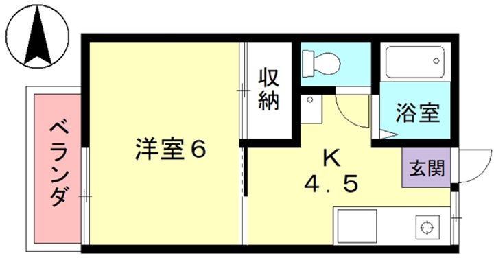 フォーブル川口A・Bの間取り
